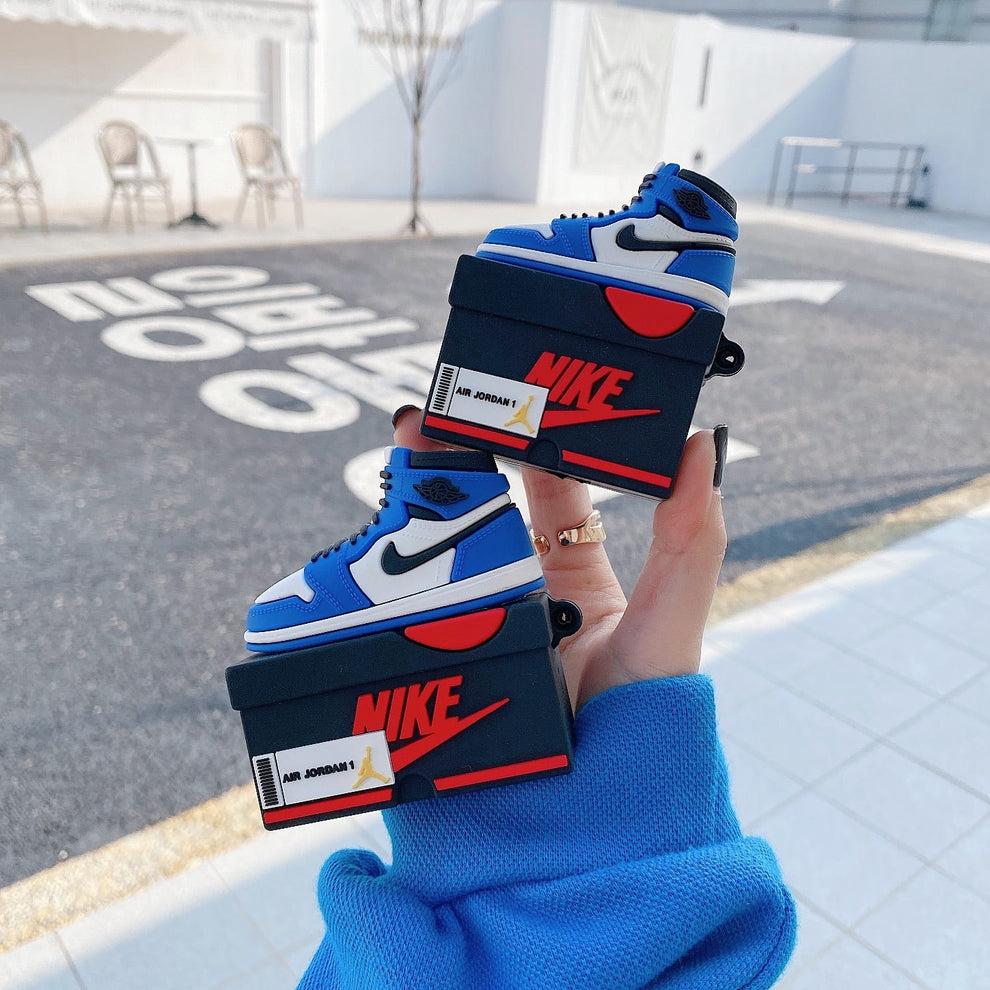 Air Jordan 1 Sneaker Design AirPods Case – Nike Shoe Box Style – Compatible with AirPods 2/Pro 2