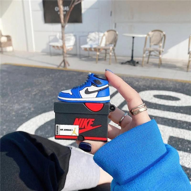 Air Jordan 1 Sneaker Design AirPods Case – Nike Shoe Box Style – Compatible with AirPods 2/Pro 2