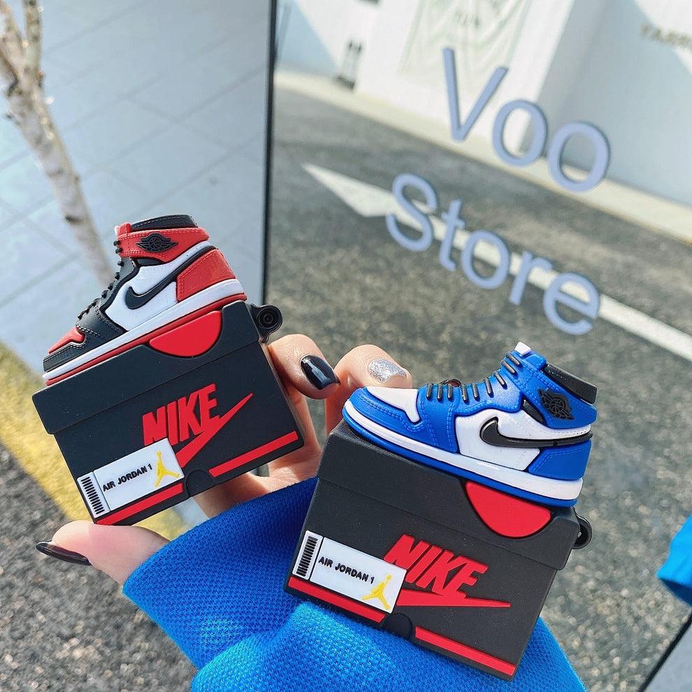 Air Jordan 1 Sneaker Design AirPods Case – Nike Shoe Box Style – Compatible with AirPods 2/Pro 2