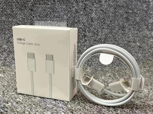 USB-C 60W Fast Charging Cable (1 Meter) – Braided High-Speed Data Cable